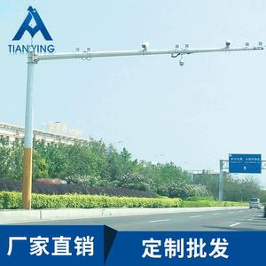 เสาเฝ้าระวังทรงแปดเหลี่ยม Tianying รุ่น Ty-J01 แผ่นเหล็ก หมุนได้ 360 องศา ใช้สำหรับถนน สวนสาธารณะ โรงเรียน และเขตอุตสาหกรรม - Product Image 1