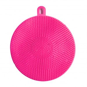 Brosse exfoliante en silicone multi-usages réutilisable non abrasive douce et flexible ronde pour le corps, le visage, les soins de la peau et le spa à domicile - Product Image 1