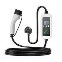 Chargeur EV portable 7kW 32A Type 2 IEC 62196-2 Station de recharge pour véhicules électriques avec prise CEE Câble de 5 m pour véhicules électriques européens
