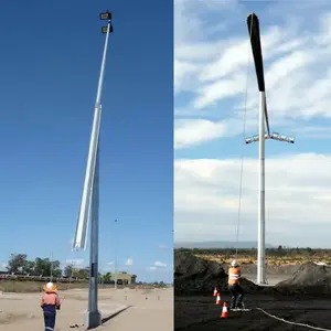 Lâmpada de rua solar integrada de alta potência para exterior