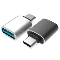 Adaptor USB tipe-c Mini OTG 3.0, adaptor USB tipe-c mendukung OTG, transmisi Data menghubungkan U Disk Plug and Play Handle Game