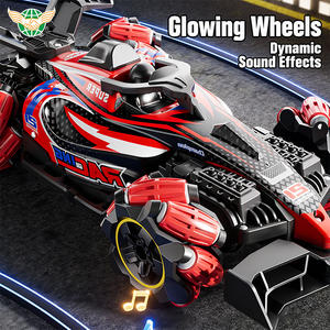 Coches de Carreras a Control Remoto de 2.4Ghz F1, Coches de Acrobacias Eléctricos con Rotación de 360 Grados y 12 Canales, Regalos para Niños - Product Image 6