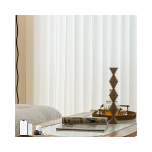 Persianas Verticales Modernas Integradas de Tela de Poliéster con Motor y Control Remoto, Fácil Instalación, <span class=keywords><strong>para</strong></span> <span class=keywords><strong>Ventanas</strong></span>, Venta al Por Mayor - Product Image 1