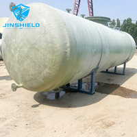 Réservoir de stockage FRP grande capacité, conteneur anti-corrosion, pour usine de dessalement, tampon de sel marin et stockage d'eau côtière