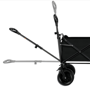 Geräuscharmer und Faltbarer Strandwagen für Camping Praktischer Metall-Gartenwagen, Tragbarer Klappbarer Outdoor-Bollerwagen - Product Image 5