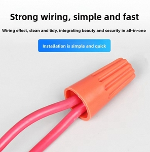 P3p2p1 thợ điện thiết bị đầu cuối dây điện nhựa uốn thiết bị đầu cuối với mùa xuân xoắn ốc Uốn Tóc bồng Cap cho 4 vuông nhanh chóng Hệ thống dây điện - Product Image 4