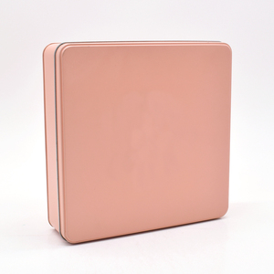 高品质定制食品级巧克力礼品糖果零食巧克力Knafeh Baklava蛋糕锡盒方形金属饼干锡 - Product Image 4