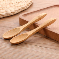 2025 Mini réutilisable bambou en bois thé miel poudre cuillère ustensiles de cuisine servant cuillère cuillère café crème glacée bébé cuillère Type