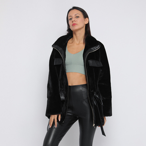 Dell'unità di elaborazione del corpo come all'interno blet inverno del coniglio del faux cappotti di <span class=keywords><strong>pelliccia</strong></span> combond <span class=keywords><strong>con</strong></span> dell'unità di elaborazione per le donne eccellente - Product Image 6