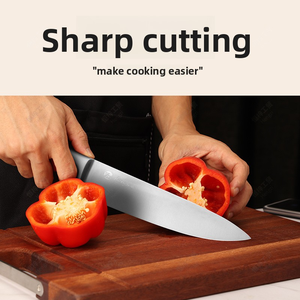 Ensemble <span class=keywords><strong>de</strong></span> couteaux <span class=keywords><strong>de</strong></span> <span class=keywords><strong>cuisine</strong></span> professionnels <span class=keywords><strong>de</strong></span> qualité supérieure en acier inoxydable à haute teneur en carbone, 16 pièces, avec bloc en bois noir - Product Image 2