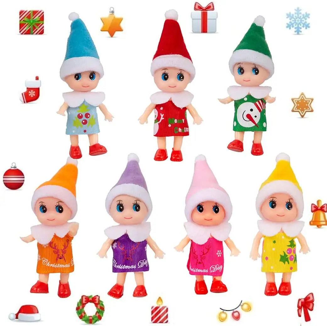Mini muñeca de peluche de elfo para bebé, accesorios de juguete para niño y niña, superventas, 2023