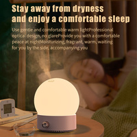 Hxtc88 diffuseur d'arôme d'huile essentielle Usb parfum parfum atomiseur d'air Portable petit petit bureau rond lune forme lampe humidificateur