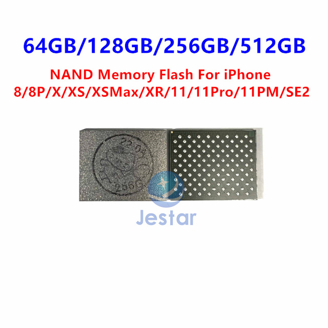 64G/128G/256G 512GB HDD Storage NAND Memory Flash chip For iPhone 8 8Plus X XS XSMax XR SE2020 11/11Pro/11ProMax