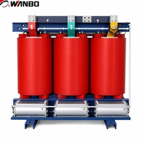 Transformador de Tipo Seco Wanbo-389 de 500 kVA, 10 kV, Cobre, Trifásico, Refrigerado por Aire, para Uso en Interiores, Bajo Ruido, para Centros de Datos y Hospitales