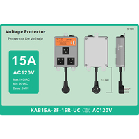 Régulateur de tension électronique automatique monophasé triphasé Konstar 15A AC 50/60Hz avec affichage LED pour surcharge et sous-tension