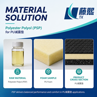 Polyol polyester PSP en provenance directe d'usine, matière première pour les coudières de protection en mousse PU