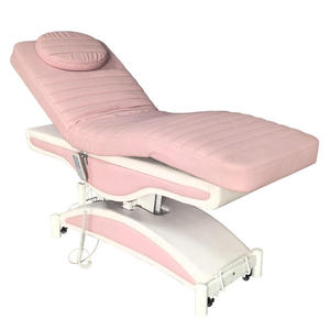 Newest Electric 3 Motors Lip Beauty Facial Spa Massage Bed Foldable Customizable Color Wood for Bedroom Beauty Salon School - Product Image 6