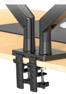 NB G35アルミニウム合金22 "-32" デュアルLCD LEDモニターマウントガスアーム調節可能な高さフルモーションサポート<span class=keywords><strong>3</strong></span>-12kgロード用 - Product Image 5