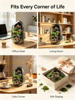 Mousse stabilisée décorative intemporelle, mousse préservée pour terrarium, jardin magique, idéal pour la décoration de bureau et de maison
