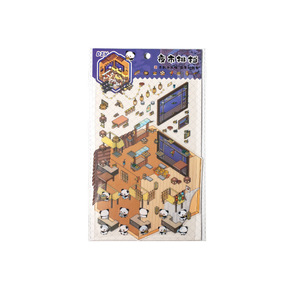Autocollants 3D DIY pour la maison, cadeaux pour adultes et enfants, autocollants 3D, scène miniature, créez votre propre décoration murale pour <span class=keywords><strong>chambre</strong></span> à coucher - Product Image 5