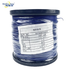 Chất lượng cao ul1007 # dây PVC 30 ~ 14awg Cáp dây đồng che chắn 1.5 mét điện móc lên dây ul được phê duyệt - Product Image 5
