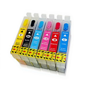 Cartouches d'encre compatibles T0481 T0486 18ML pour imprimantes Epson R200 R220 R300 R300M - Product Image 1