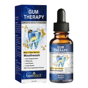 Gotas de <span class=keywords><strong>Enjuague</strong></span> <span class=keywords><strong>Bucal</strong></span> con Veneno de Abeja y Fragancia a Menta Fresca <span class=keywords><strong>para</strong></span> el Cuidado Gingival, Anti-Placa y Blanqueamiento, Garganta Fresca Después de Comer - Product Image 5