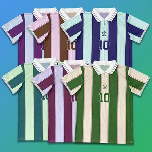 Camisetas de fútbol sublimadas personalizadas camiseta de fútbol retro uniforme