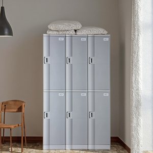 Casiers de rangement étudiants modernes Toppla en plastique ABS avec serrure électronique pour salle de sport et auberge - Product Image 3