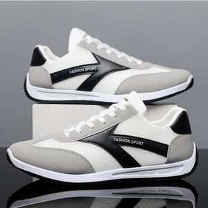 Zapatillas ligeras <span class=keywords><strong>para</strong></span> correr <span class=keywords><strong>para</strong></span> estudiantes al por mayor, zapatillas informales de malla, zapatillas transpirables de tendencia Coreana de verano <span class=keywords><strong>para</strong></span> hombre - Product Image 1
