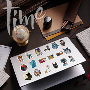 52 Pezzi <span class=keywords><strong>Adesivi</strong></span> Classici con <span class=keywords><strong>Gatti</strong></span> Cartoon e Guerrieri, Graffiti per Libri dei Bambini e Decorazione Murale, Impermeabili, Sticker Anime per Bambini - Product Image 6