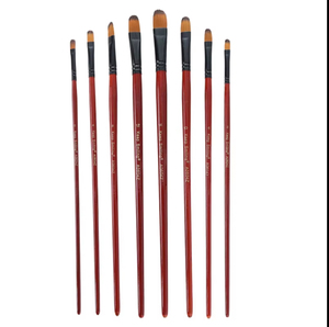 Nouvel ensemble de pinceaux en nylon pour peinture artistique, aquarelle, huile et détails – Idéal pour les artistes débutants et étudiants - Product Image 2