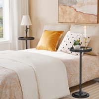 Vente en gros de petites tables d'appoint pour boissons, petite table d'appoint pour boissons de marque HOOBRO pour salon chambre à coucher, table sur pied pour boissons