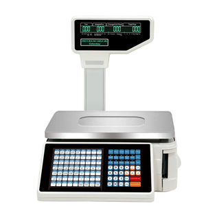 Báscula Digital Electrónica Veidt con Impresora de Códigos de Barras para Impresión de Etiquetas de Precios, Báscula de Peso para Supermercados y Comercios Minoristas - Product Image 1
