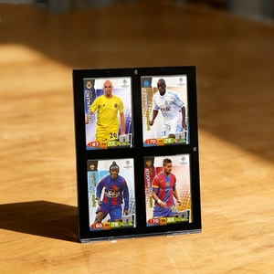 Fournisseur direct, cadre d'affichage de cartes en acrylique de haute qualité, personnalisé, pour cartes de baseball, 4 emplacements - Product Image 2