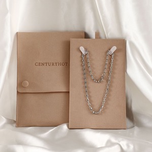 Nouvel Arrivage : Pochette en Microfibre Personnalisable avec Logo pour Bijoux Fins – Présentoir Simple pour Pendentifs Perles, Bracelets et Colliers - Product Image 4