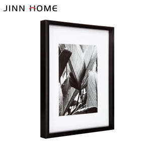 Khung ảnh cắt dán khung Tường Khung thiết lập MDF Gỗ gỗ bán buôn và tùy chỉnh nóng bán đơn giản phong cách 4x6 6x8 5x7 8x10 Đen - Product Image 3