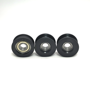 Roue à roulement à haute charge BSH600036-14 10X36X14mm en POM avec roulement pour chariots industriels, chariots et machines - Product Image 3