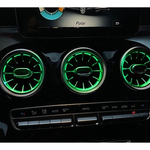Auto Air Vent 64 colores luz ambiental 4D giratorio Tweeter altavoz para <span class=keywords><strong>mercedes</strong></span>-benz Clase C <span class=keywords><strong>W205</strong></span> GLC X253 C43 C63 C260 - Product Image 6