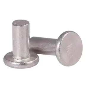 Hot sale flat head solid aluminum rivets