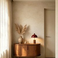 Lampes de table en fer de style moderne français, lampe de table vintage de luxe, base en bois massif pour chambre à coucher, salon, bureau, éclairage