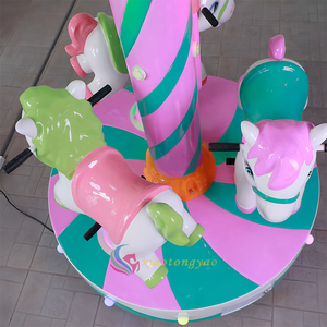 Manège Carousel 9913 pour parc d'attractions, extérieur, pour enfants, construction en fibre de verre et métal, certifié CE, capacité de 5 à 10 passagers - Product Image 4