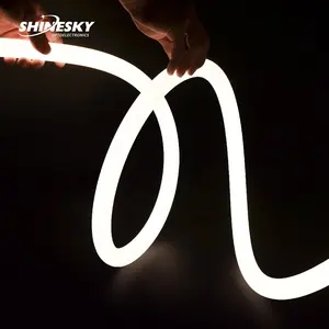 Shinesky Smart 25mm Neon LED-Streifen flexible Spannung 24V RGB RGBW Weihnachten adressierbar IP65 wasserdicht LED Neonst reifen Licht