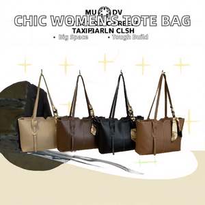 Bolso Tote con Estampado de Estrellas, Bolso de Mano de Color en Contraste, Bolso de Hombro de Lona, Novedad de 2023 - Product Image 2