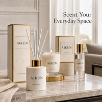 Service de correspondance rapide des parfums AIKUN, OEM ODM, extrait de plantes naturelles, parfum frais, coffret personnalisé, diffuseur de parfum