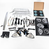Kit complet d'éclairage d'ambiance intérieur 64 couleurs pour Mercedes Benz W205 X253 GLC, 12V, avec tweeter rotatif pour grille d'aération