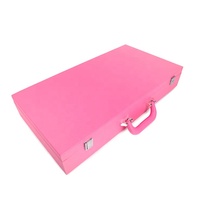 Reise tragbares Mahjong-Spielset Luxus-Leder-Mahjong-Set Box Luxus-Leder koffer American Mahjong-Spielset