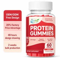 OEM ODM Compléments Personnalisés en Gros Certifiés Multiples Gommes Protéinées au Whey HALAL COA GMP NSF Support Usine