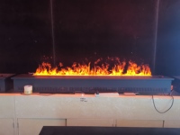 2025 haute qualité 3D cheminée à vapeur d'eau LED flamme 1500W moderne intérieur ménage hôtel utiliser français langue intégrée