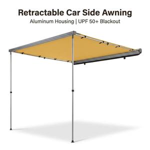 Toldo lateral retráctil para coche con carcasa de aluminio de grado aeroespacial. Toldo opaco UPF 50+. Impermeable. - Product Image 2